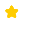 Yellow star-shaped icons on white backgrounds with gray borders, displayed in vertical and horizontal arrangements.