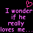Pixelated pink text and heart symbol on black background, repeated twice with ellipses.