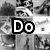 Black-and-white of small images with bold text "Do It BIG!" overlaid in three sections