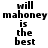 Pixelated text with three of identical phrases, each containing alternating light green and white background