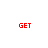 Red pixelated text 'GET', 'A', and 'CLUE' on white background with gray rectangle in bottom right corner.