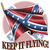 Animated icon features a Confederate flag spinning clockwise with red, white, and blue colors; text reads 'LIL REBEL' above 'KEEP IT FLYING'.