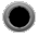 Two circular pixelated icons side-by-side: left is black center with gray ring, right is green center with gray ring.