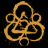 A static image of a golden abstract symbol with the text "DIE" and "WHITEGIRLS" in matching golden lettering on a black background.