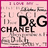 Pixelated icon with pink border and light pink background featuring black text "D&G" above "CHARL" and partial letters below.