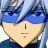 A pixelated anime-style character with light blue hair and a blue mask covering the eyes, positioned next to text reading "Anime IM" on a black background.