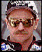 Four distinct pixelated images of a person in various headgear and clothing, arranged in a with no visible animation changes