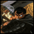 A pixelated contact sheet of two animated frames showing a character from Berserk with visible text "Anime IM" and "COM" on the right side against black background.