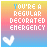 A contact sheet of 17 animated frames showing a pixelated icon with gradient background and text that changes color across frames, featuring a white checkmark symbol at the bottom left.