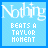 identical light blue square icons with white and green text reading "Nothing BEATS A TAYLOR MOMENT" in pixelated font