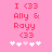 Pixelated pink background with red text and white/pink heart icons, showing two identical static frames side-by-side.