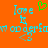 A static image with orange background displays cyan text reading "Love is an odd day" with a green heart symbol above the text.