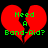 Red broken heart shape with green text 'Need A Band-Aid?' on black background.
