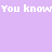 Pixelated text fragments on a lavender background with a gray rectangle, showing 'You know how I do' in white and black styles.