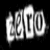 Animated sequence showing a skull icon with text 'ZERD' above it and a pixelated version below, transitioning between two distinct visual states.