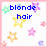 Pixelated text and star shapes in blue, yellow, pink, green, purple on white background with pink border.