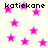 Static image with repeated text and star shapes on a light background.