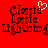 Red background with black text reading 'Classic Lassie Lightning' and a white pixelated heart above the 'i' in 'Classic' on the left side.