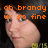 Pixelated image of a person with dark hair and light skin, overlaid with orange text in two states.
