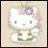 A 48x48 pixel Hello Kitty icon with a purple bow and yellow dress on the left, next to "Anime IM" text in white pixelated font on black background on the right.