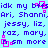 Pixelated text repeats names and phrases on a cyan background with pink square outlines, showing no visible animation changes across observations.