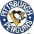 Circular blue and white Pittsburgh Penguins logo with yellow penguin holding hockey stick, surrounded by blue numbers and text reading "2007-2008 Penguins This is Our Year".