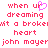 Pixelated text in pink and purple on white background with a heart symbol replacing 'u' in 'when ur'.