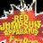Animated icon with fiery red and yellow text reading 'RED HOT CHILI PEPPERS' over a black background, transitioning to a group of six people in dark clothing against a light sky.