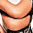 Pixelated image of a woman in a black bra top with long dark hair, showing chest and face in a with 'Coolbuddy.com' text below