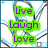 Green rectangular blocks with purple text reading 'Live', 'Laugh', and 'Love' stacked vertically on a white background with blue and gray pixelated lines.