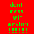 Green pixelated text on red, orange, and yellow backgrounds with repeated exclamation marks.