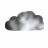 Gray cloud icon with blue circular frame, text overlays change across frames from 'youre' to 'my sunshine on a rainy day' with partial text variations.