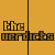 identical pixelated text icons on a solid orange background, each displaying 'the verdicts' in a blocky, dark brown font with black outlines