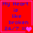 Red background with blue text reading "My Heart is like broken 24/7 =" followed by a pink heart icon.