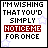 A 5x5 contact sheet of animated frames showing a pixelated text-based icon with the phrase "I'M WISHING THAT YOU'D SIMPLY NOTICE ME FOR ONCE" where the word "NOTICE ME" changes color across frames from red to orange.