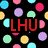 Four distinct pixelated buddy icons arranged in a , each with unique patterns and text overlays