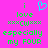 Pixelated text and symbols on a bright pink background with green lettering, featuring 'i love especially my FOUR' and a cyan heart symbol.