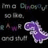 Pixelated image with dark background showing partial text fragments and a purple-and-white pixelated shape resembling a stylized creature or object.