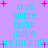 Pixelated text on a purple background with pink plus signs, displaying names and 'are boris bffs' in cyan letters.