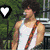 Six- of a person in various poses with heart icons and a purple 'I Nick' , pixelated style