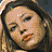 A 4-frame contact sheet of a pixelated animated icon featuring a woman with long brown hair in various poses, including one frame with "Coolbuddy.com" text on a black background.