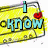 Animated sequence of four showing text fragments on a yellow background with red hearts and gray borders
