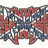 Pixelated image with red background and white text, featuring a Confederate flag graphic and song lyrics.