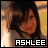 nine shows a person with dark hair and light clothing against an outdoor background, each displaying the name "ASHLEE" in varying text colors