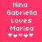 Pixelated text on a solid pink background with two of five white and one light pink heart symbols below the text