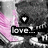 A pixelated image with pink and gray tones shows a heart symbol, partial text reading 'love...', and the words 'comes in all shapes and sizes'
