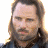 A 48x48 pixel buddy icon featuring a split composition with a person on the left and Lord of the Rings text on the right, displayed as part of an animated contact sheet.
