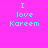Cyan text on bright pink background reads "I love Kareem" in four identical positions with no visible animation changes