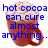 A red mug with whipped cream and sprinkles appears in three , each displaying different blue text overlays