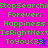 Pixelated green text on a split background of pink and purple, with a blue star in the top-right and a pink star in the bottom-right.